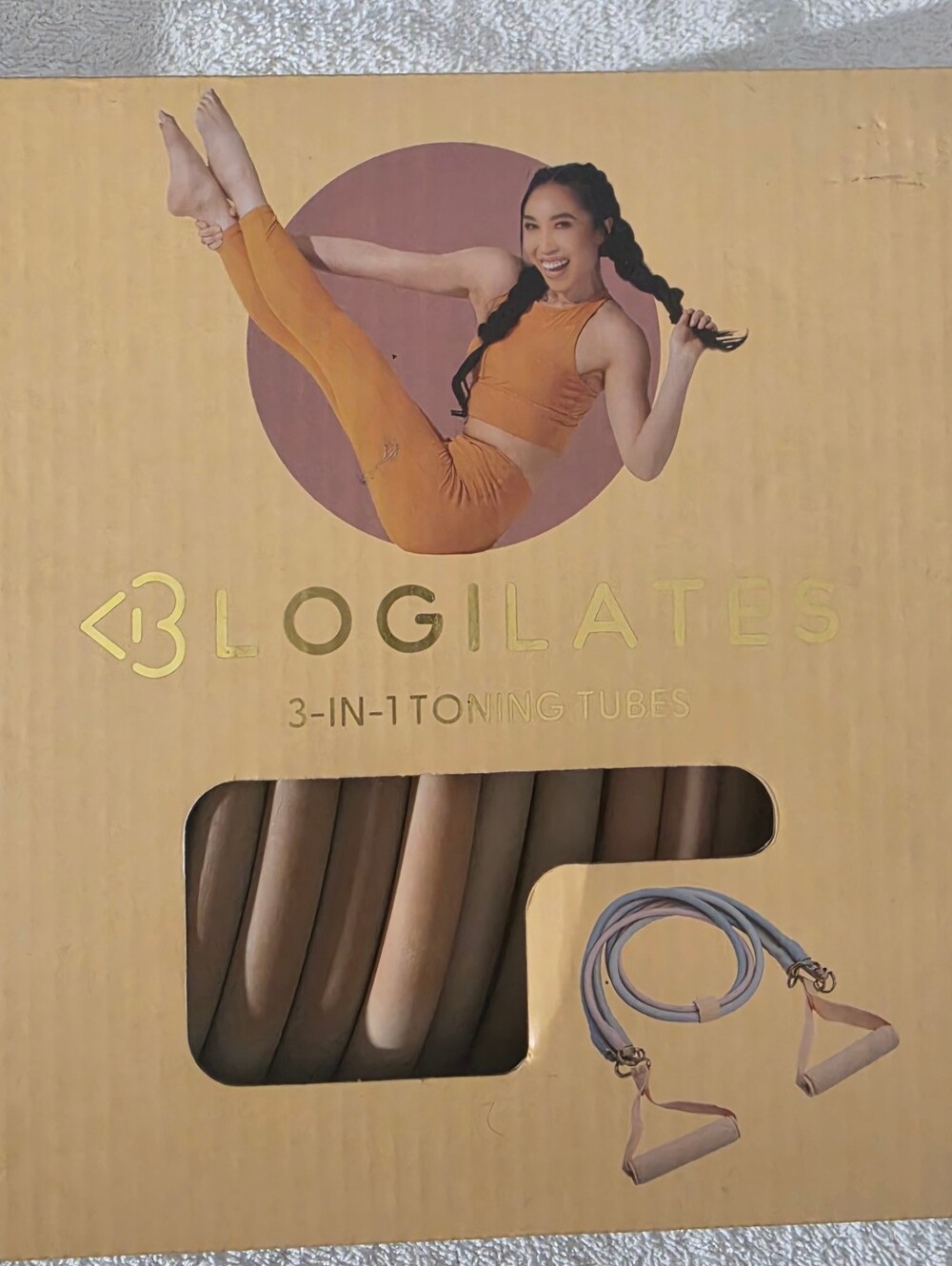 Exercise 3-in-1 Toning Tubes - Brown Set